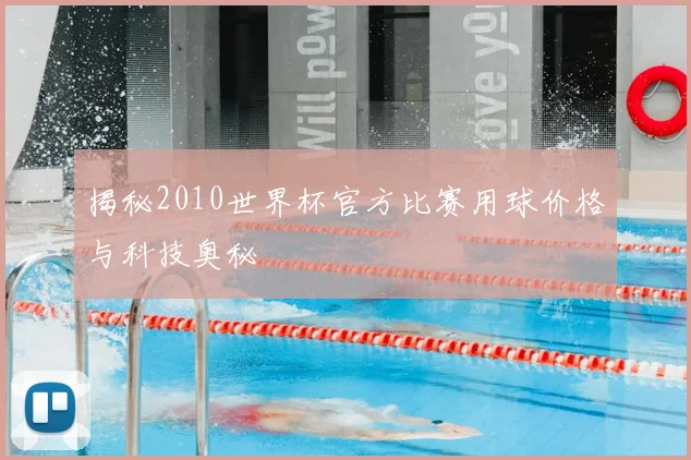 揭秘2010世界杯官方比赛用球价格与科技奥秘