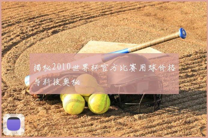 揭秘2010世界杯官方比赛用球价格与科技奥秘
